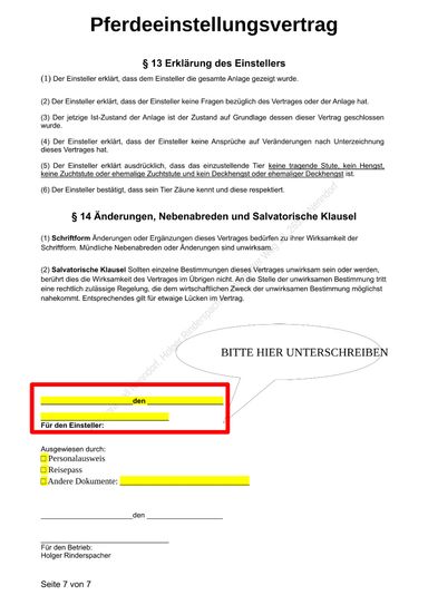 Mustervertrag Seite 7