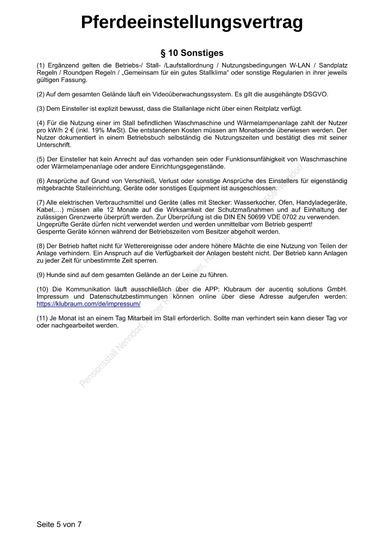 Mustervertrag Seite 5